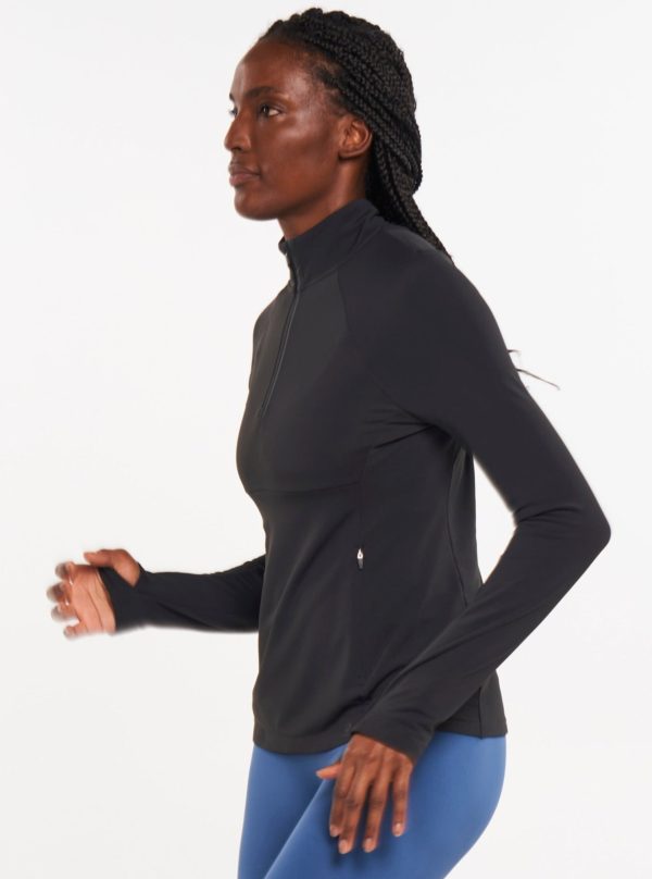 ALRN Hi Viz 1/4 Zip - Black - Image 3