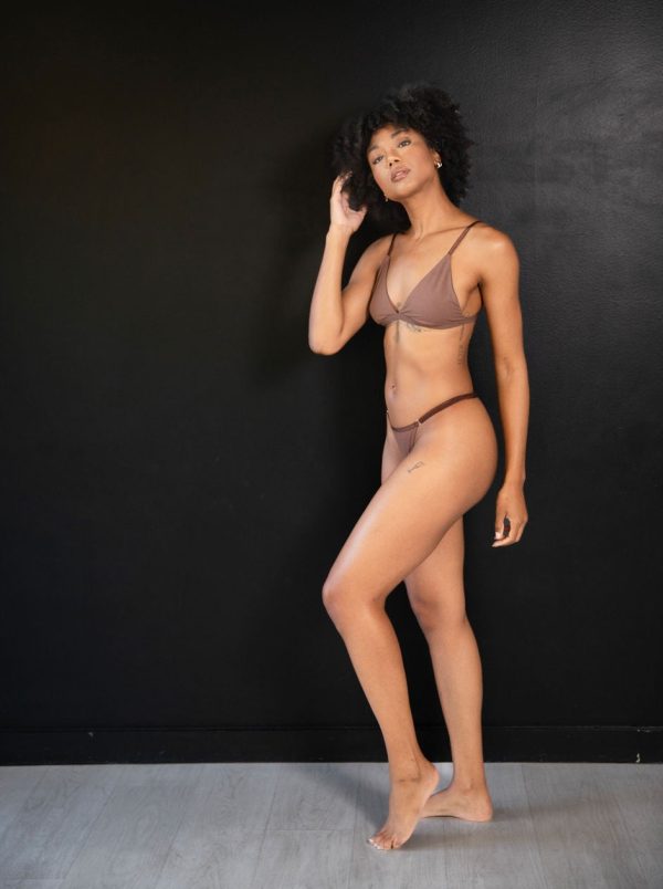 Triangle Bralette - Cocoa - Image 3