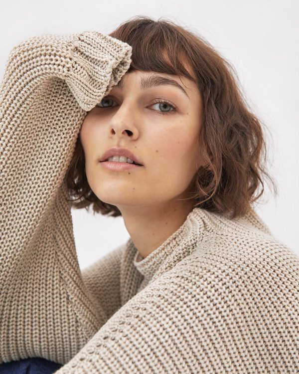 Laumės Wool Sweater - Beige - Image 6