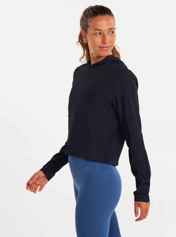 ALTRN Rib Hoodie - Black - Image 4