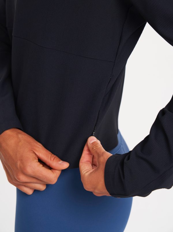 ALTRN Rib Hoodie - Black - Image 5