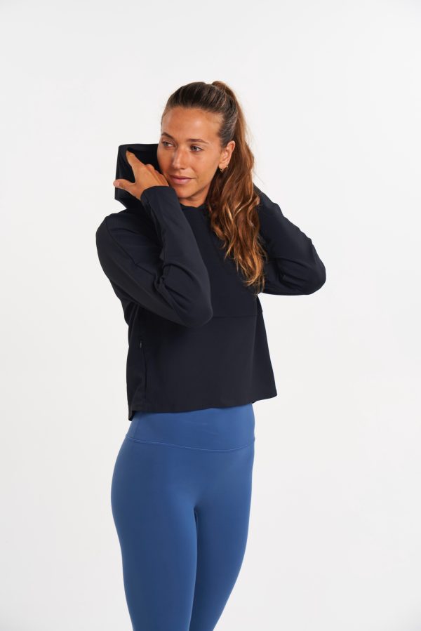 ALTRN Rib Hoodie - Black - Image 6