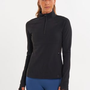 ALRN Hi Viz 1/4 Zip - Black