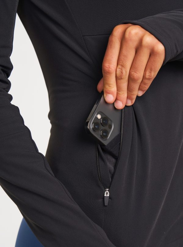 ALRN Hi Viz 1/4 Zip - Black - Image 5
