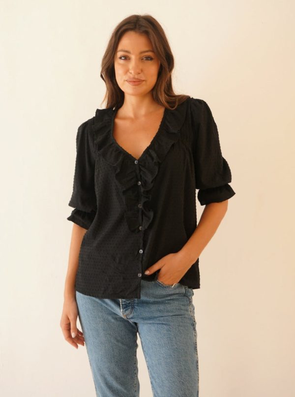 Chloe Shirt - Black - Image 3