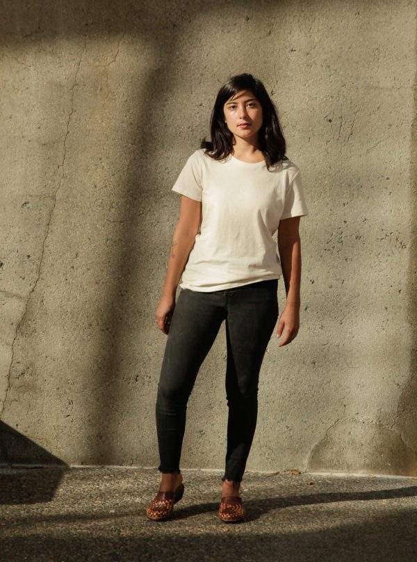 Women's Organic Crew Tee - Natural - Image 2