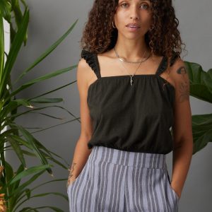 Claire Tank Top - Black