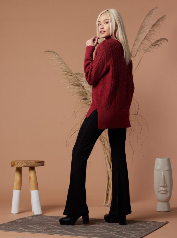 Dallas Sweater - Ruby - Image 3