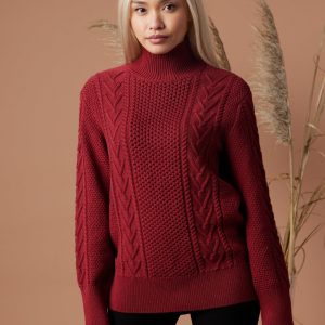 Dallas Sweater - Ruby