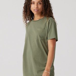 Heavyweight Pocket Tee - Army