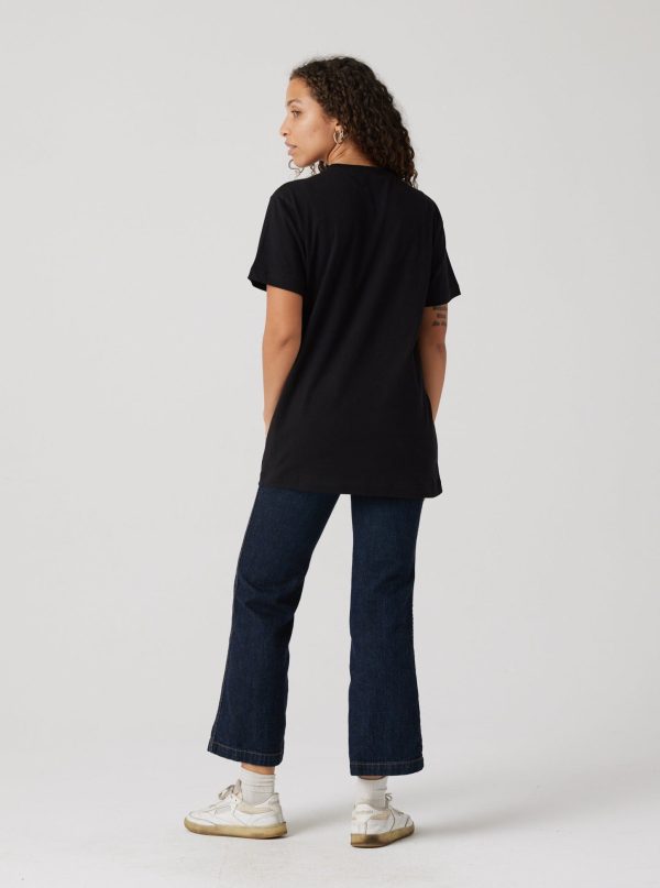 Heavyweight Pocket Tee - Black - Image 3