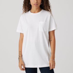 Heavyweight Pocket Tee - White
