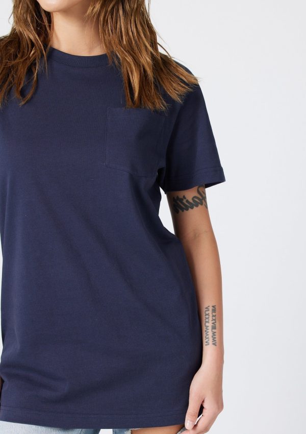 Heavyweight Pocket Tee - Midnight - Image 2