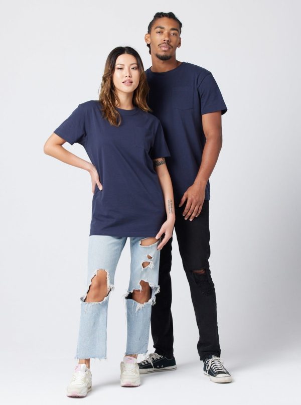 Heavyweight Pocket Tee - Midnight - Image 3