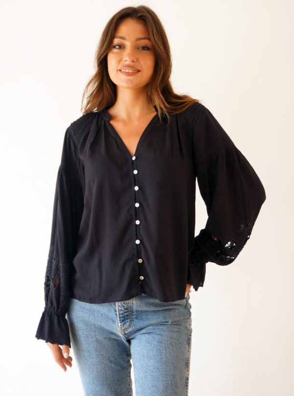 Stevie Blouse - Black - Image 2