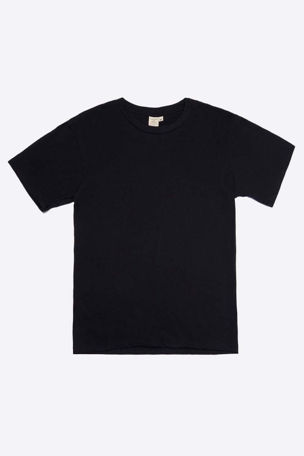 Women's Organic Unisex Style Crew Tee - Black - Image 5