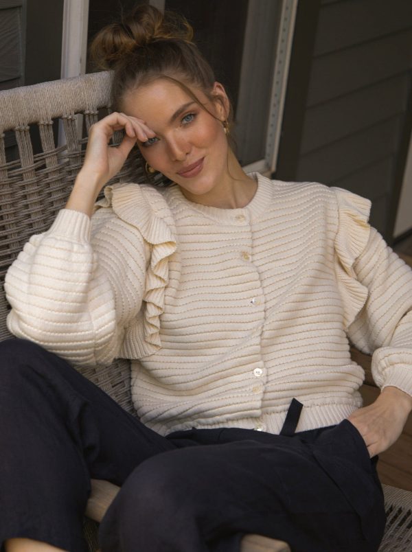 Maelle Cardigan - Ivory - Image 3