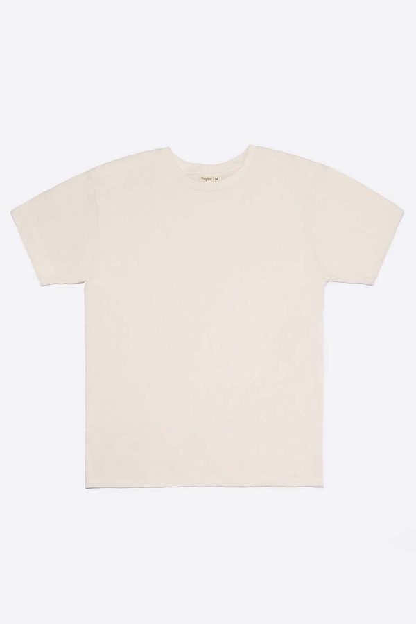 Women's Organic Unisex Style Crew Tee - Natural - Image 5