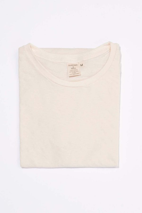 Women's Organic Crew Tee - Natural - Image 7