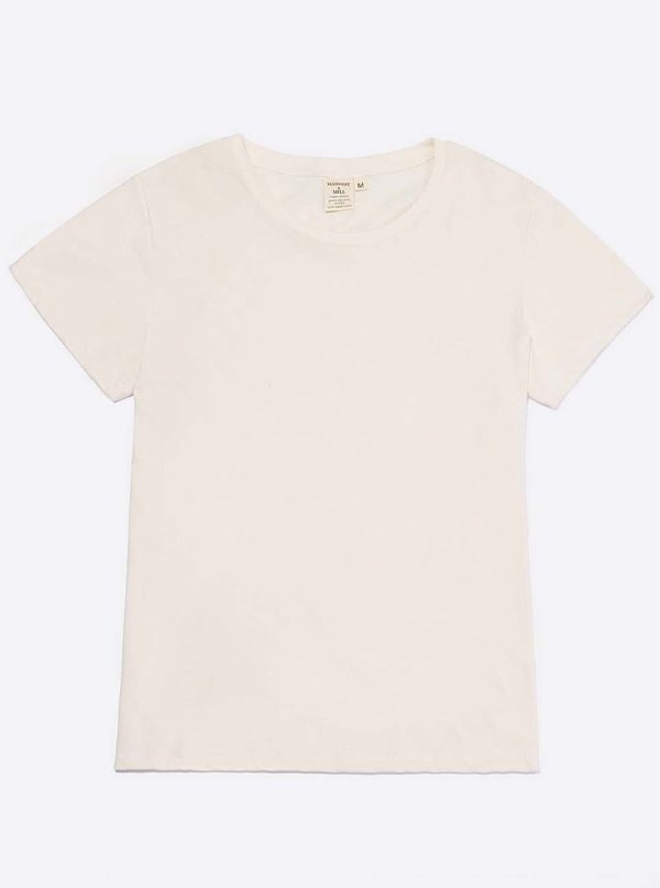 Women's Organic Crew Tee - Natural - Image 4